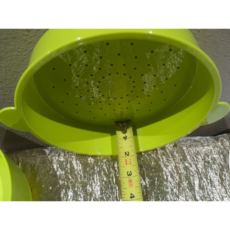 Tupperware UNIQUE Beautiful New Micro-steamer Tortilla Keeper 1 1/2QT Lime