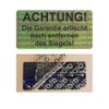 Hologram Void Security Labels "Achtung!" on a Roll 30 x