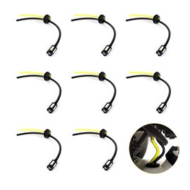 Pack of 8 Petrol Filter Kit, Petrol Hose Seal, Universal Petrol Filter Replacement Parts, Suitable for Lawnmowers to Replace Damaged Parts