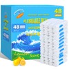 Effacera 48 Count Flushable Toilet Refills, Disposable Toilet Bowl Paper