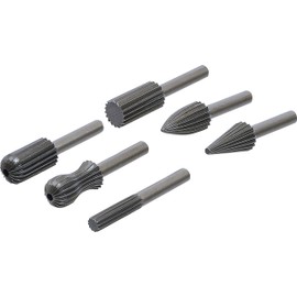 6-piece Taper Milling Set, HSS