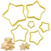 WYRGQIQN All-Inclusive Cookie Cutters Set 6Pcs Versatile The Cookie Cutter,