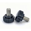M8x10mm 304 Stainless Steel Threaded Knurled Thumbscrew Screw on Knobs