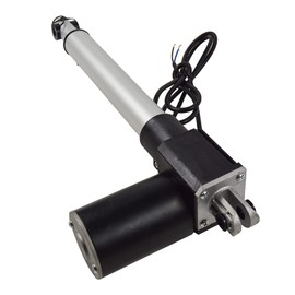 INTBUYING Electric Linear Actuator 250mm（9.8inch）12V DC with Mounting Bracket Heavy Duty 6000N/1320LB Actuators Controller