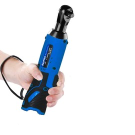 Yiyai Bare Cordless Electric Ratchet Wrench Set - 12V Power Tool Electric Wrench 3/8" Cordless Ratchet Right Angle Wrench