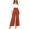 FANCYINN Womens 2 Piece Crop Pants Set V Neck Wide