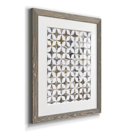 Wall Art, Home Décor, Abstract, Geometric, Cape Cod, Colonial, Grey Framed Print with MatBoard and Acrylic Glass, Modern Love 20X24