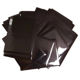 50 Black Deck Protector Loose Card Sleeves Standard Size Gaming FREE SHIPPING