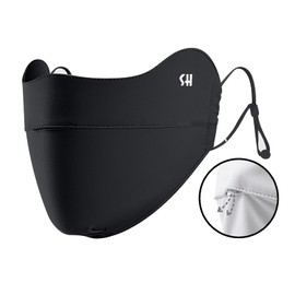 ZVCXOE, Women's Cooling Mask, UV Protection, 95%, UPF 50+, 3D, Small Face, Cool to Touch, Cool, No Burning, No Stifling, Easy to Breathe, Ultraviolet Sports Face Cover, Cool, Mesh, UV Protection,