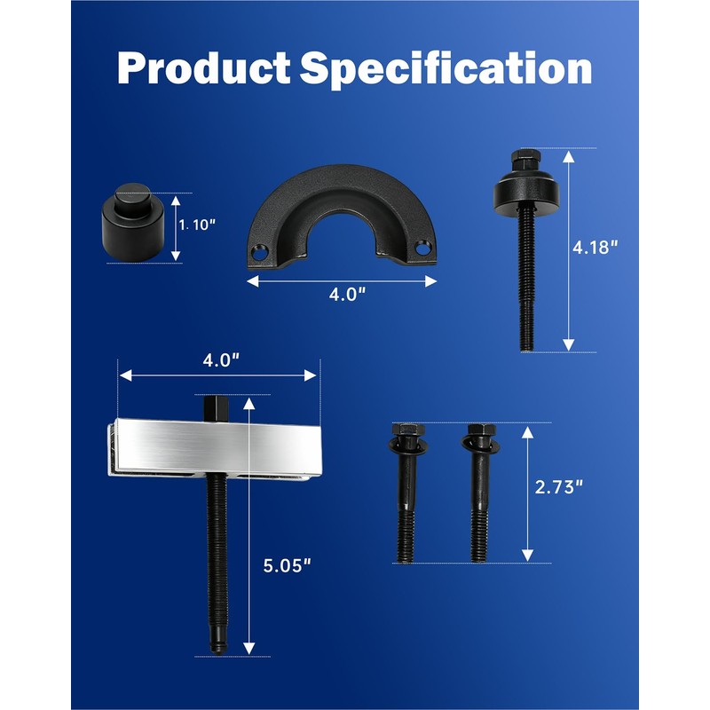 VEHIRETL Water Pump Pulley Puller Remover Installer for Ford 3.0L