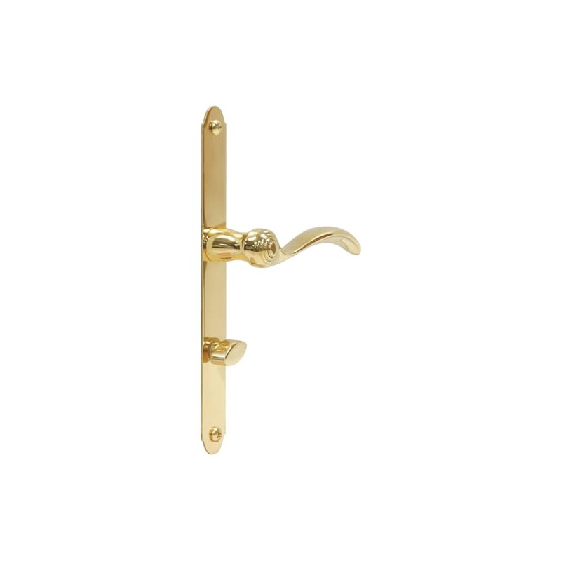 Larson Certified Storm Door Revere Mortise Brass Handle Set, Storm