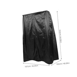 Abaodam Oxford Cloth Home Gym Equipment Cover for Indoor Machines Easy to Clean Zipper Protection Against Dirt and Scratches for Dumbbell Racks and Elliptical Trainers