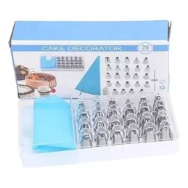 SR GU Kit De 28 Piezas Duyas Manga Clavos + Estuche Pastel