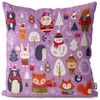 VOID Animals Christmas Purple Cushion Cover Sofa Cushion Decoration Christmas