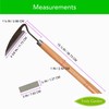 Effortless Weeding: Sharp Sickle Cuts Roots, Saves Time - with