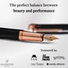 Ellington Pens Luxury Fountain Pen Set - Smooth Medium Nib-
