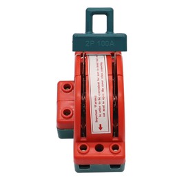 TWTADE Disconnect Knife Switch 100A 220V 2 Pole Double Throw DPDT Power Disconnect Switch HK11-2P-100