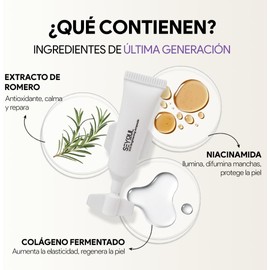 Seyoul SOS Ampoule Facial – Sérum Iluminador con Niacinamida, Ácido Hialurónico y Extractos Botánicos Hidratación y Apariencia Radiante 7 x 2 ml