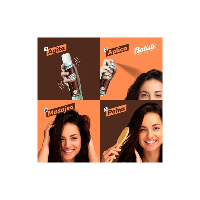 Shampoo En Seco Dark Hair 200 Ml Batiste