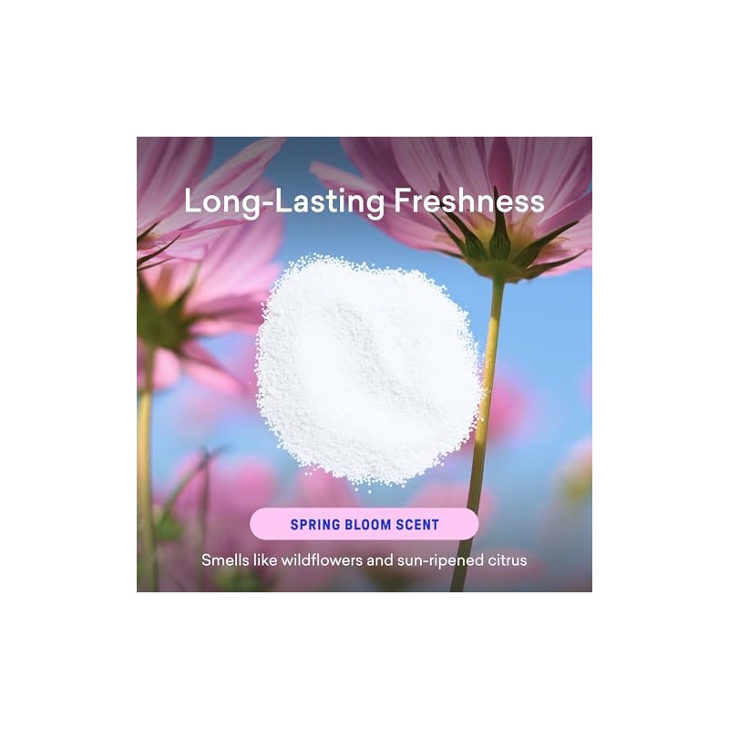 BLUELAND Oxi Laundry Booster Powder Refill 2-Pack, Spring Bloom Scent,