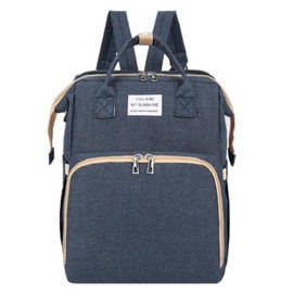 ONOODE 25L Multifunction Diaper Backpack Bag with Portable Bed Changing Station Pad Mommy Diaper Backpack Bags–Large Capacity Featuring Bottle Pocket, Changing Pad, Stroller Clips, Comfortable Straps