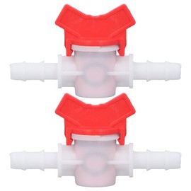 2 Piece Control Valve Water Plastic Valve 10MM Water Valve Connector Stop Controller Regulator ABS Switch Accessories Kit (10mm Flow Regulator)