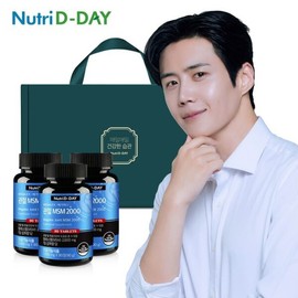 NutriD-Day 메가렉스 관절 MSM 2000 90정 3개입 선물세트 MegaRex Joint MSM 2000 90 Tablets 3-Pack Gift Set