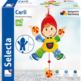 Selecta 60008 Jumping Jack Carli, Jumping Jack, 27 cm, Colourful, Large