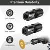 Angle Grinder to Die Grinder Adapter, 5/8"-11 Thread, 1/4" &