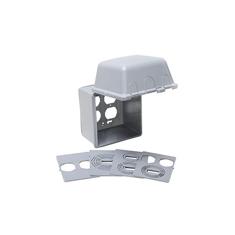 TayMac MM7440G 4.75-in. Deep Outdoor Box, UFAST 55-in-1, Rated NEMA