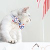 4th of July Cat Bow Tie Collar with Bell, Independence