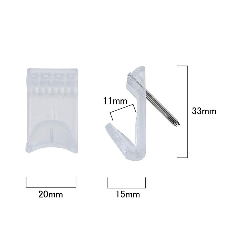 Daisen N04008222 Frame Hanging Hardware Skeleton Hook Double for Gypsum