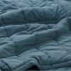 jaju [JAJU] Cotton Washed Pigment Quilted Blanket_SS_Teal Blue