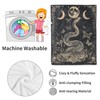 VODRM Mystic Snake Blanket Celestial Moon Throw Blankets,Birthday Gifts for