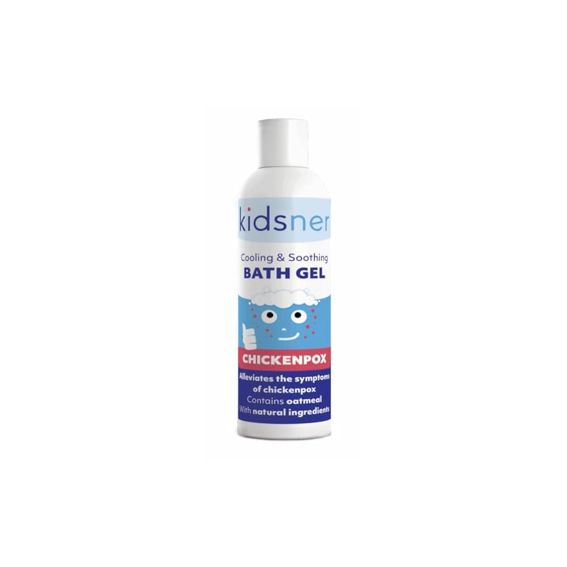 Kidsner Chickenpox Cooling & Soothing Bath Gel for Children –