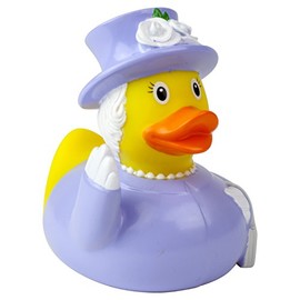 Lilalu Queen Elizabeth Duck British Royal Family Rubber Duck