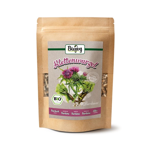 Biojoy Organic Burdock Root Tea (100g), Dried and Finely Cut