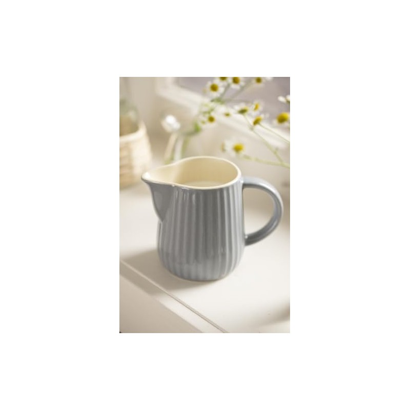 IB Laursen Milk Jug Mynte French Grey Ceramic Cream Jug