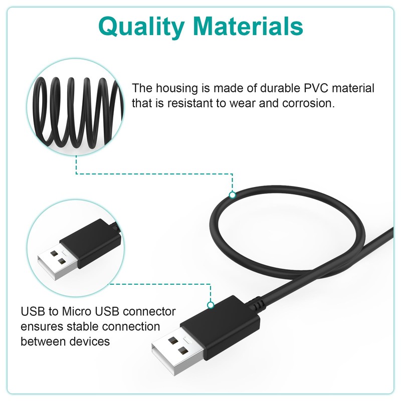 Wacom Micro USB Cable Compatible with Wacom-Intuos CTL480 CTL490 CTL690