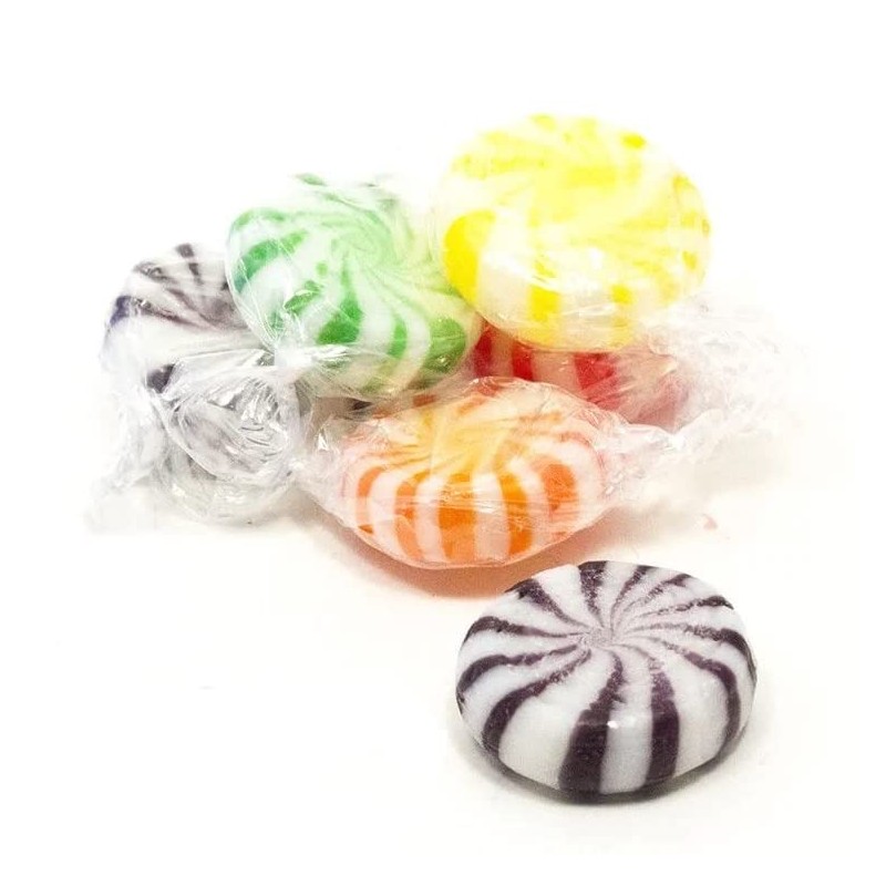 Bayside candy Mints Collection (Assorted Fruit Starlight Mints, 2LB)