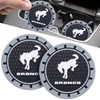 Silicone Cup Holder Coaster for Ford Bronco - 2 Pack