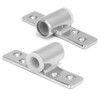 Pair Marine Oarlock Sockets 316 Stainless Steel Side Mounted Mirror