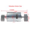 BestTong DC 12V-24V 8000RPM 775 Brushed Vibration Motor DOUBLE-HEAD High