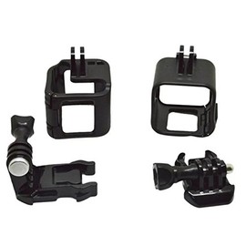 Goliton® Rahmen aus Kunststoff, Standard, seitliche Montage für GoPro Hero 4 Session/GoPro Hero 5 Session