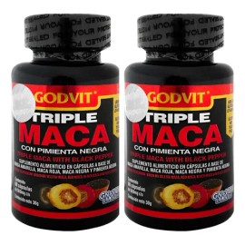 2pack /triple Maca(amarilla Roja Y Negra)+ Pimienta Negra