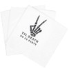 SharkBliss Til Death Do Us Party Napkins, 100 Pack Black