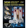9012 Bulb, Dual Cooling Fan 13X Brightness 6500K Fog Light