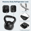 Refrigerator Lock, Heavy Duty Fridge Lock,Child Proof Cabinet Locks,Easy Install,Combination