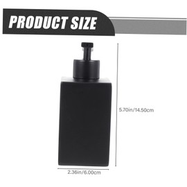 Gatuida Stainless Steel Wall Mounted Shampoo Pump Bottle Matte Black Manual Liquid Dispenser for Bathroom Lightweight Lotion Container for Home and Travel Easy to Use and Stylish