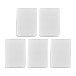Laroal 50 Pcs Game Card Sleeves 35PT Game Card Game Card Protection and Display Covers White Light With Film For Star Card Holder Smart Cover Card Clip
